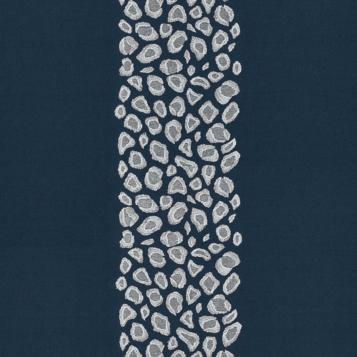 Catwalk Embroidery - Midnight by Scalamandre Fabric