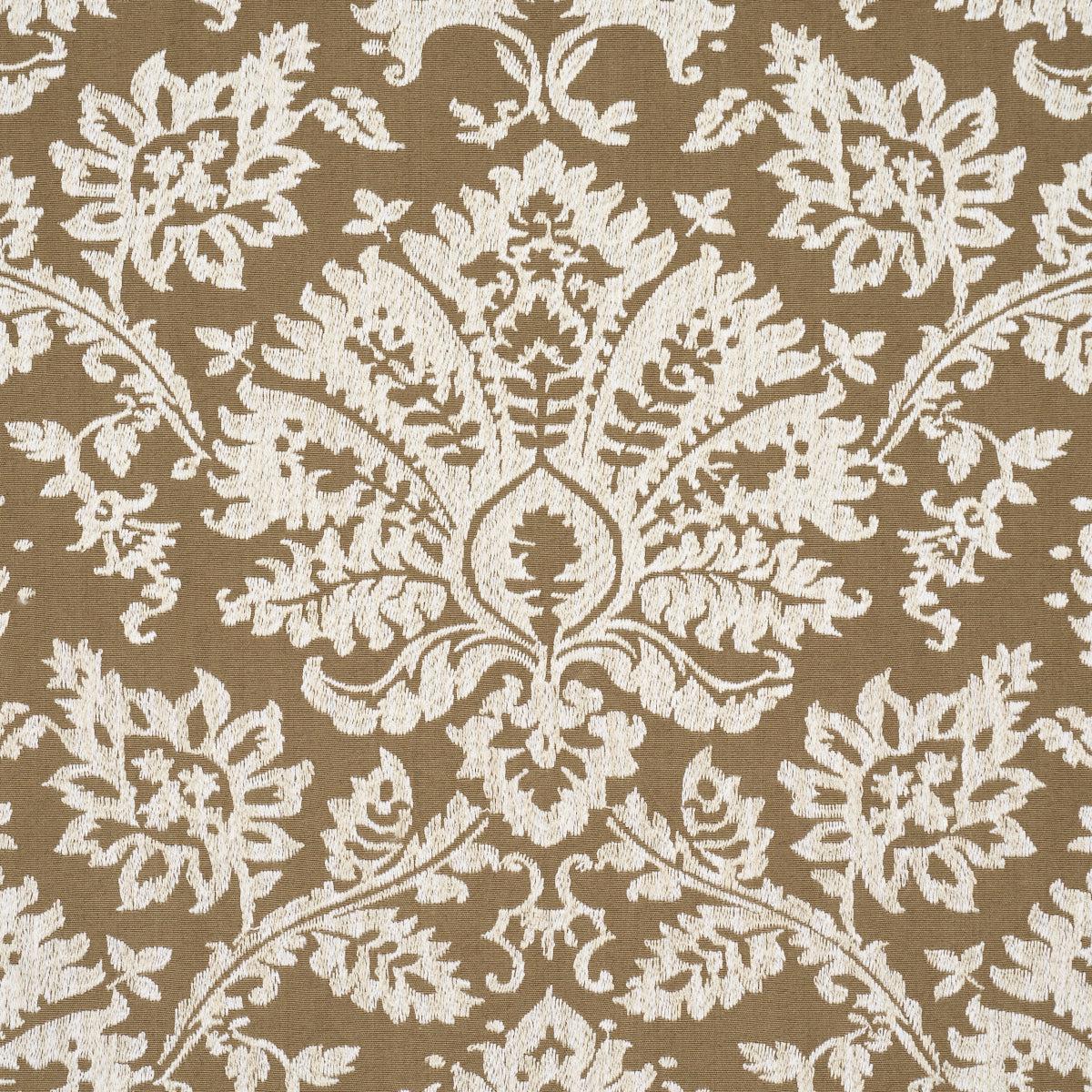 Gianna Embroidery - Caramel - Schumacher 86162 Fabric