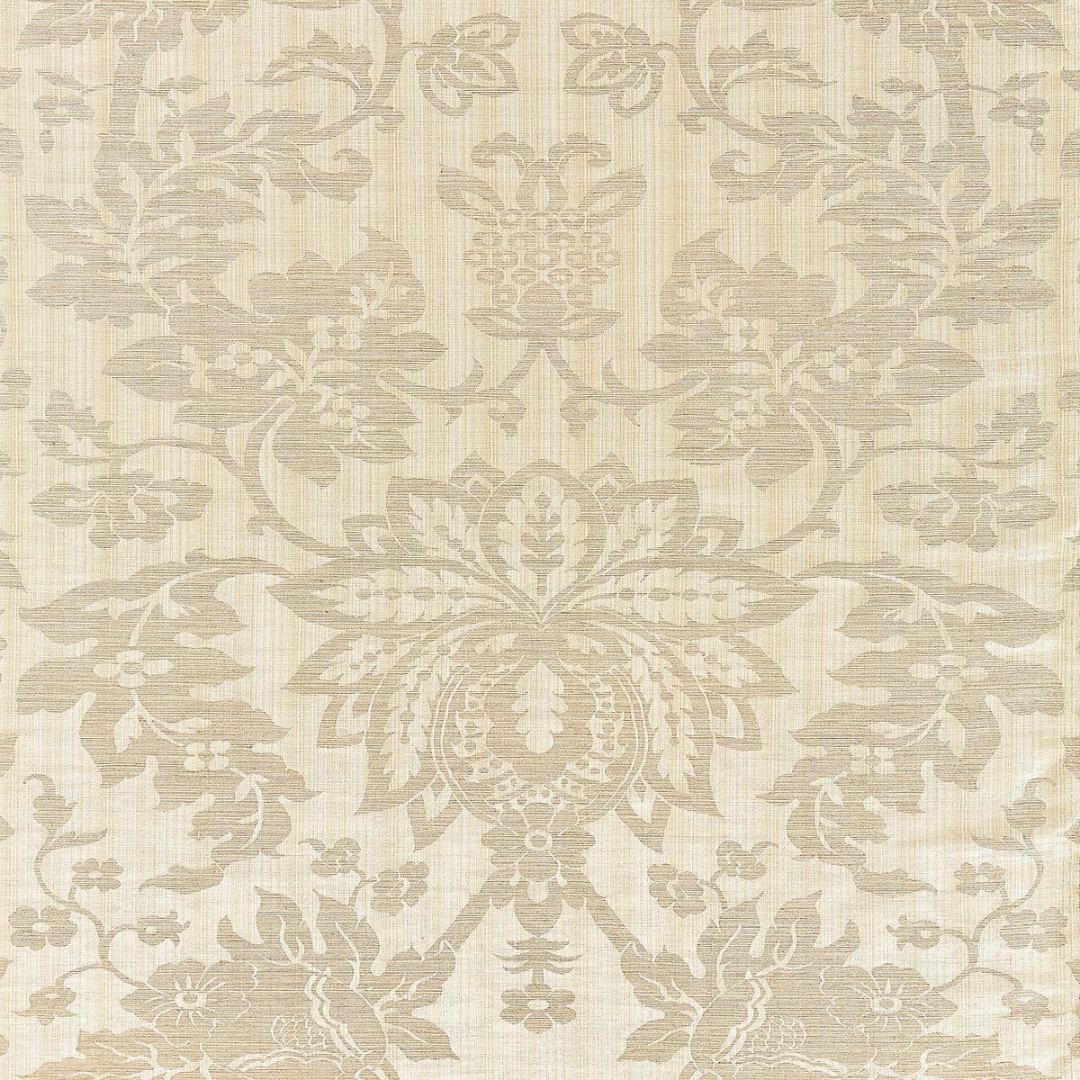 Metalline Damask - Champagne by Scalamandre Fabric