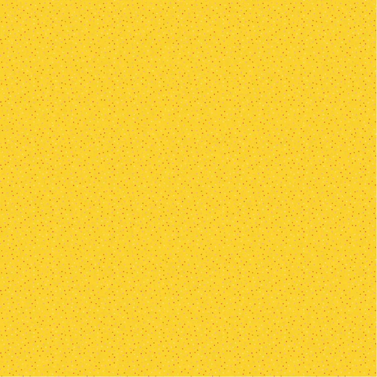 Bright Yellow Lemon Meringue Cotton 44"/45" Fabric Per Yard