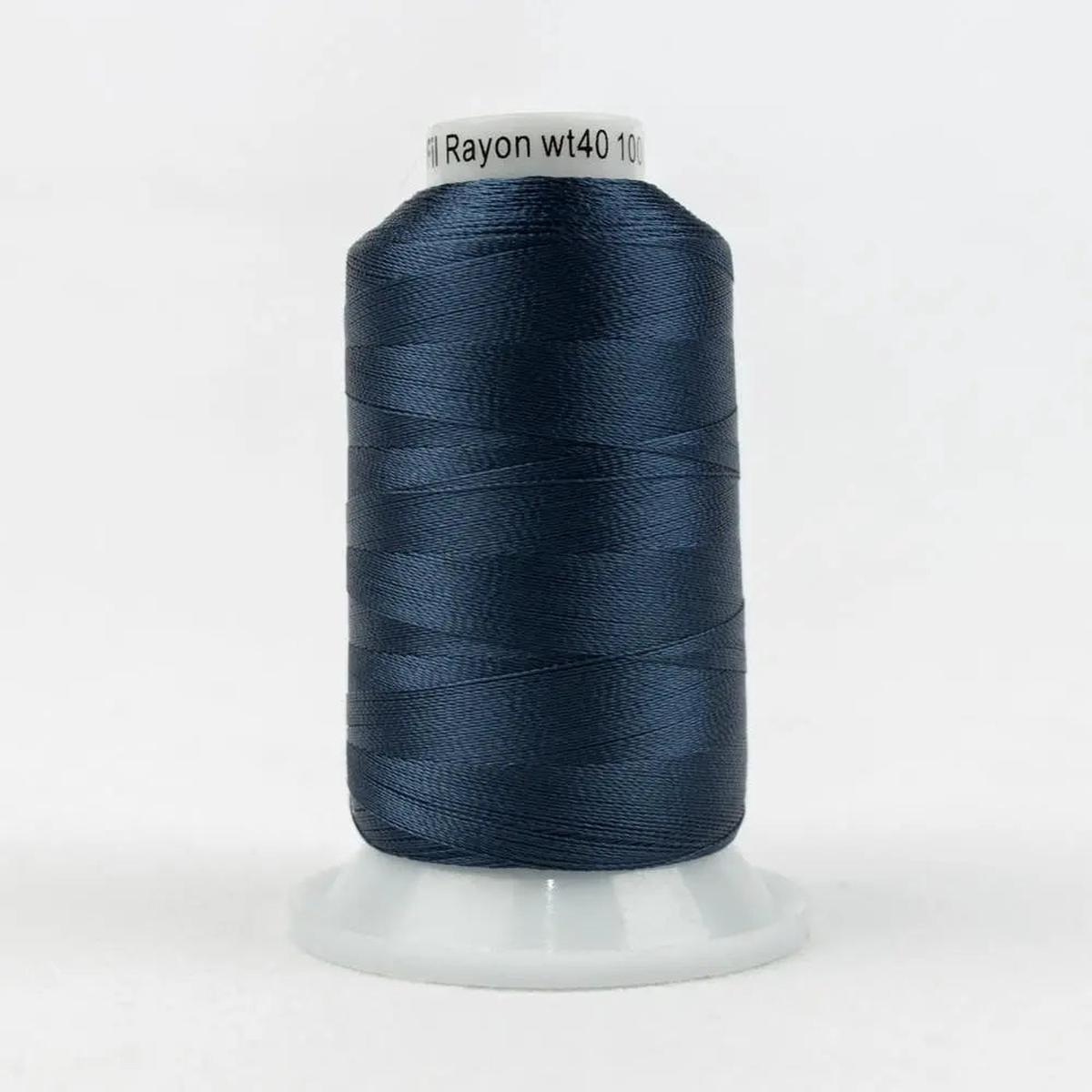 R7136 - Splendor 40wt Rayon Blue Depths Thread