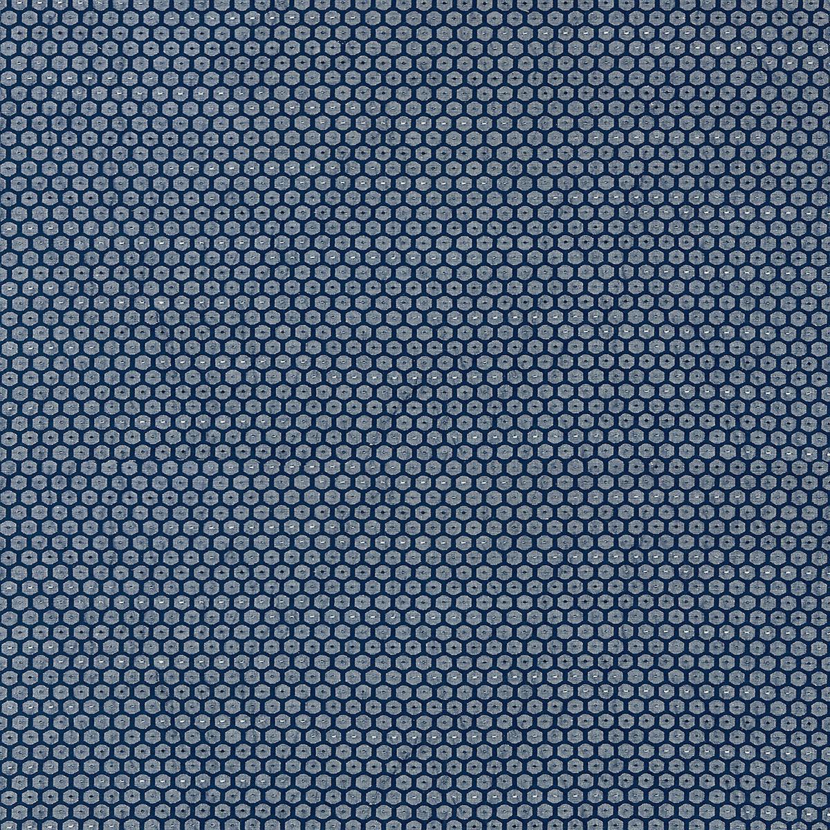 Honeycomb Weave - Navy by Scalamandre Fabric