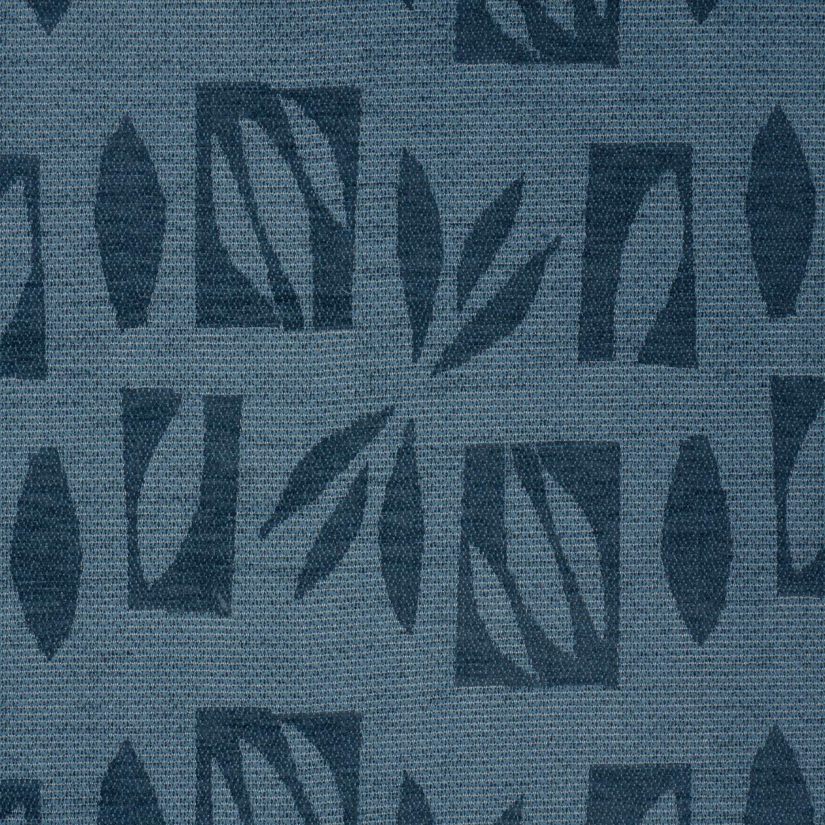 Banana Leaf Cut Out - Blue - Schumacher 85880 Fabric