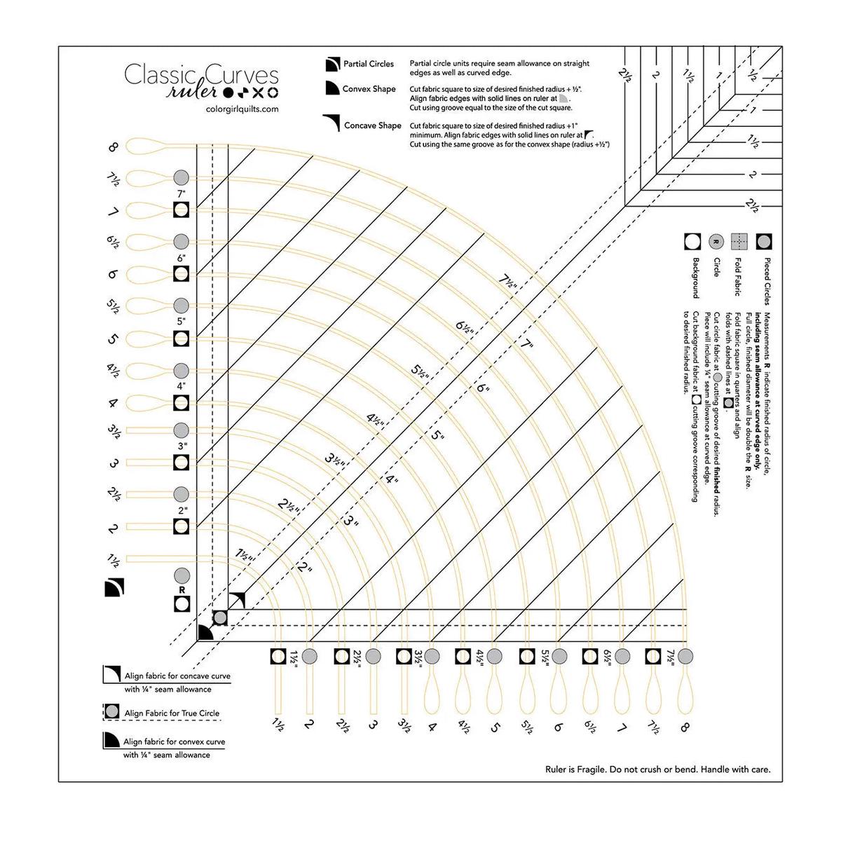 Classic Curves Ruler Redesign