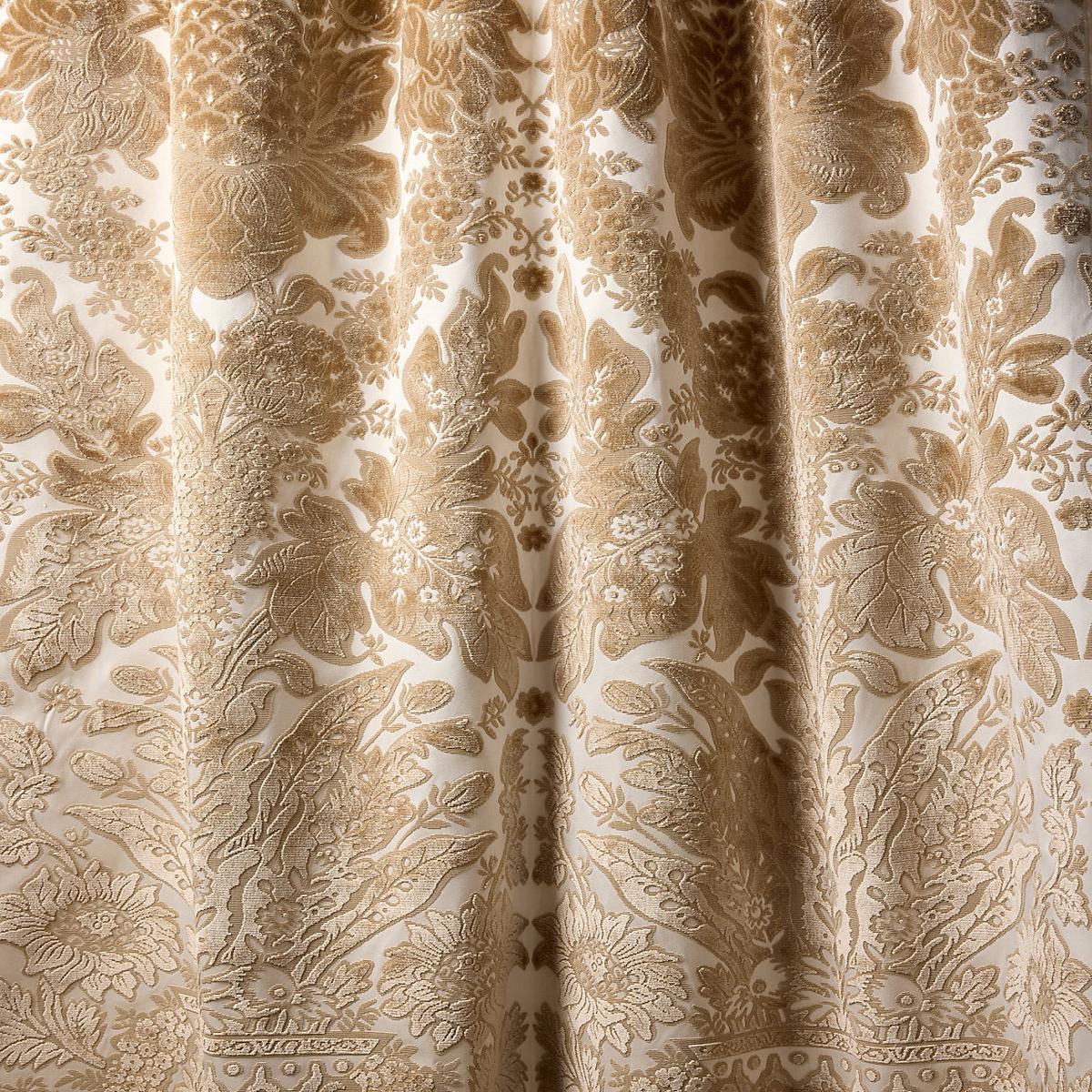 Regis Velvet Damask - Fawn by Scalamandre Fabric