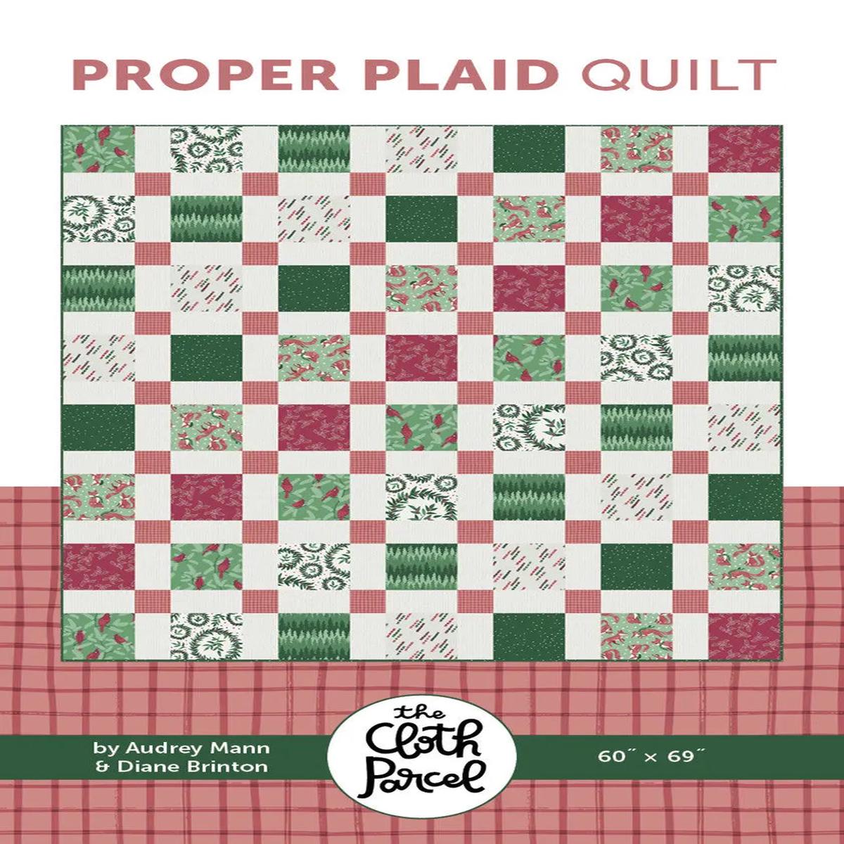Proper Plaid Quilt Pattern