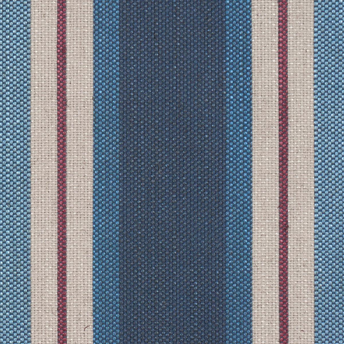 Double Face Stripes - Denim Ros - Schumacher 86882 Fabric