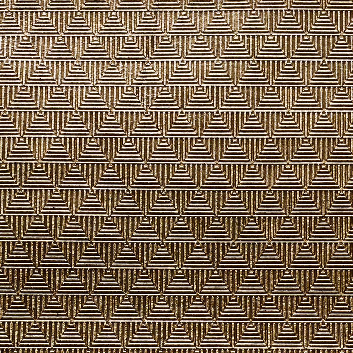 Cuir Delta - Bronze by Scalamandre Fabric