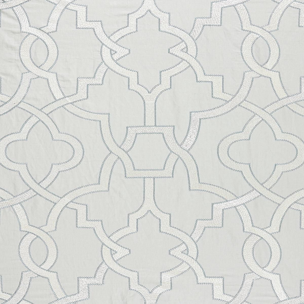 Damascus Embroidery - Pearl Grey by Scalamandre Fabric