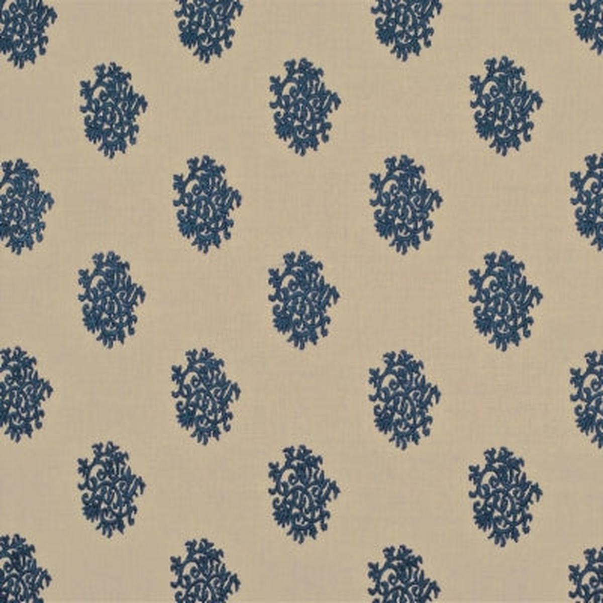 Delphine Embroidery - Indigo - Ralph Lauren - Frl5197-01 Fabric