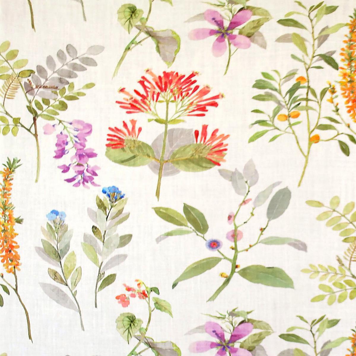 Sissinghurst - Coral / Multi by Scalamandre Fabric