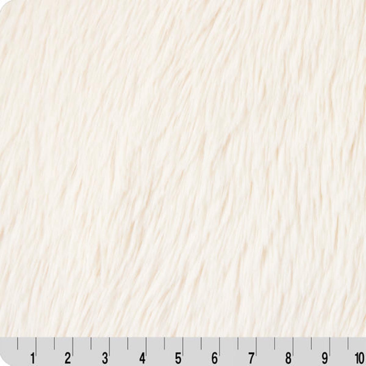 Luxe Cuddle Dreamy Ivory 58"/60" Fabric per yard
