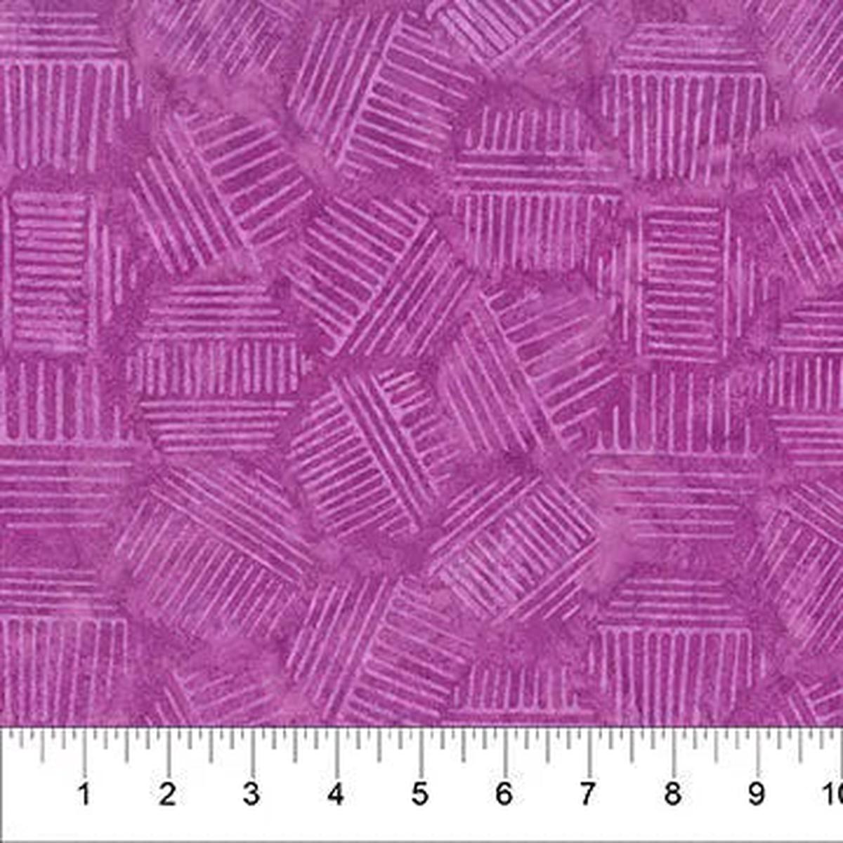 Hexies Purple Currant 81700-84 Cotton 44"/45" Fabric Per Yard