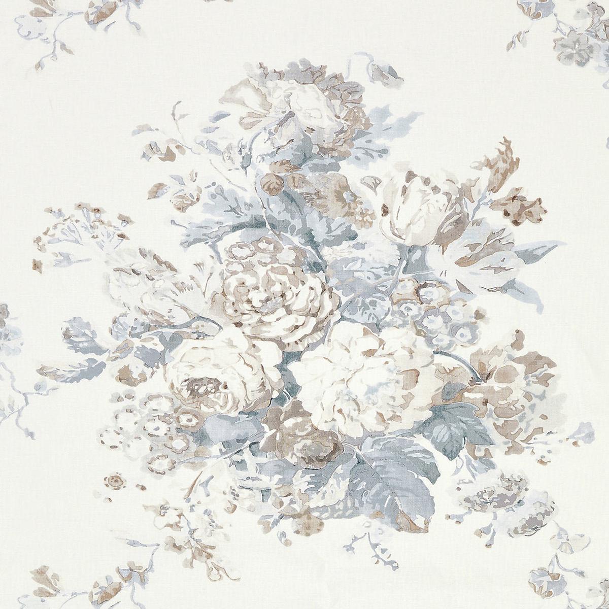 Sybilla Bouquet - Frost by Scalamandre Fabric