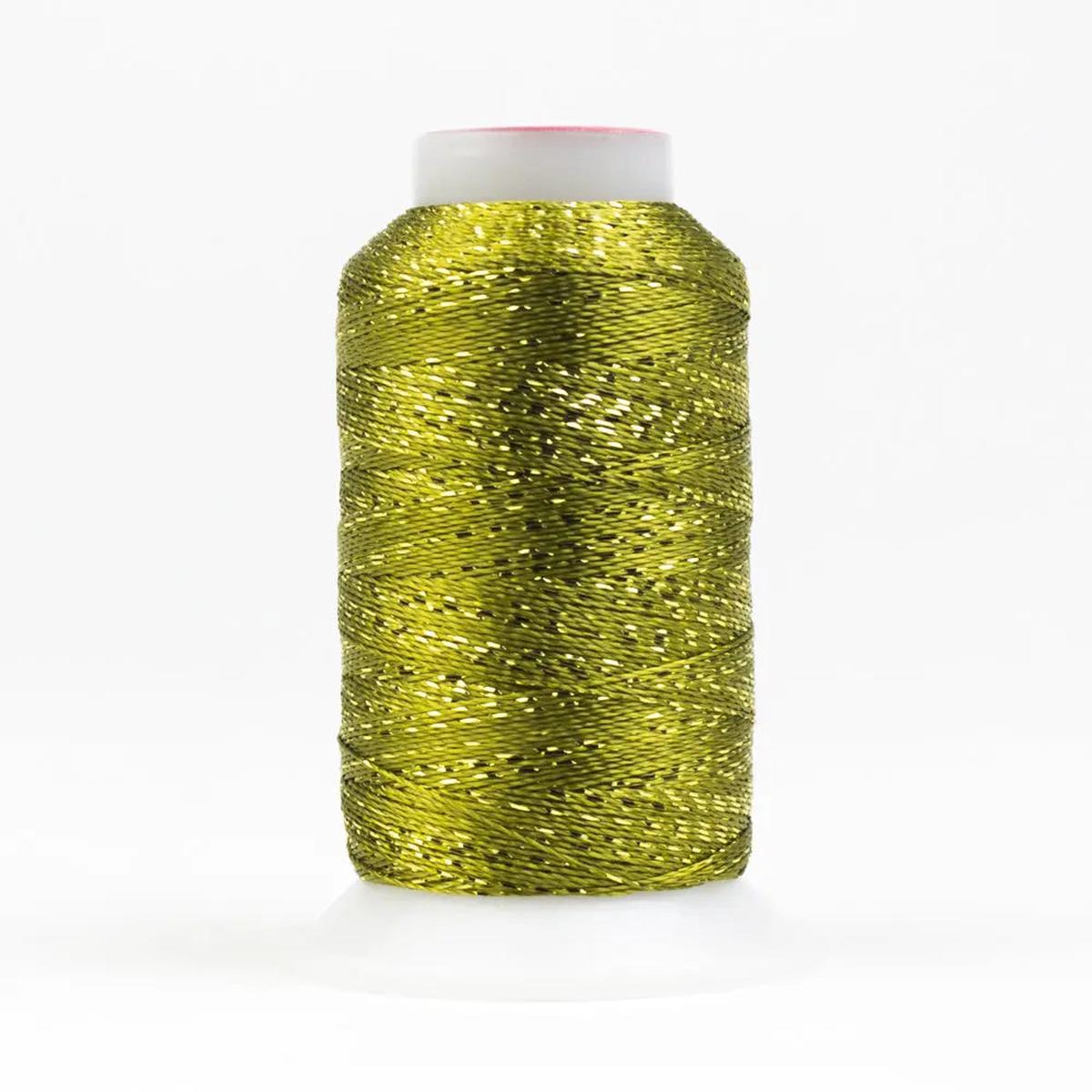 GM4120 - GlaMore 12wt Rayon and Metallic Olive Thread