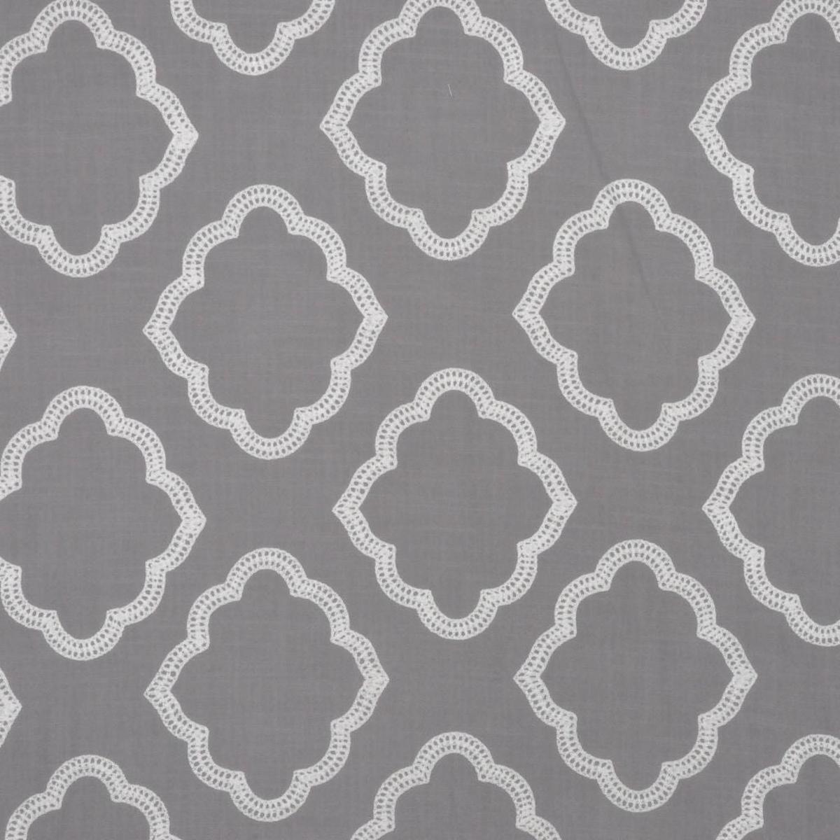 McKinley Grey/White RM Coco Fabric