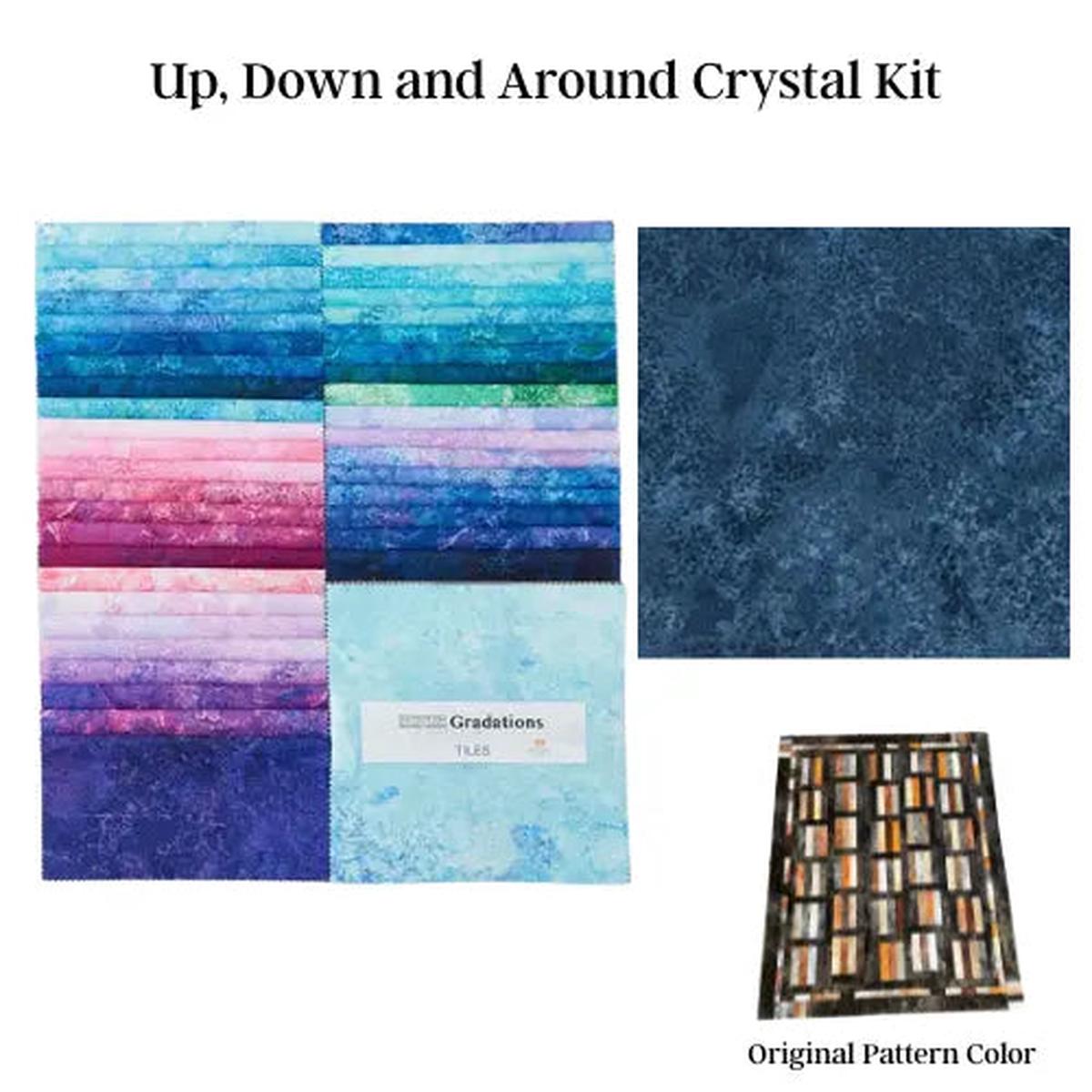 Up, Down and Around Pattern and Kit - Crystal