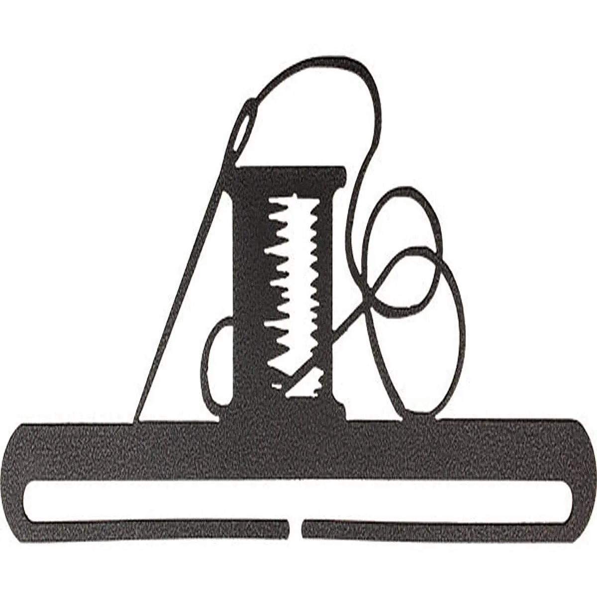 6in Needle & Thread Split Bottom Charcoal Fabric Holder