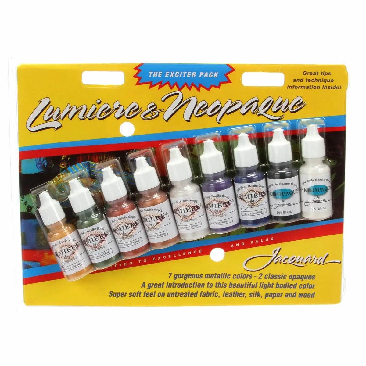 Paint Sampler 9 Pack Lumiere Neopaque