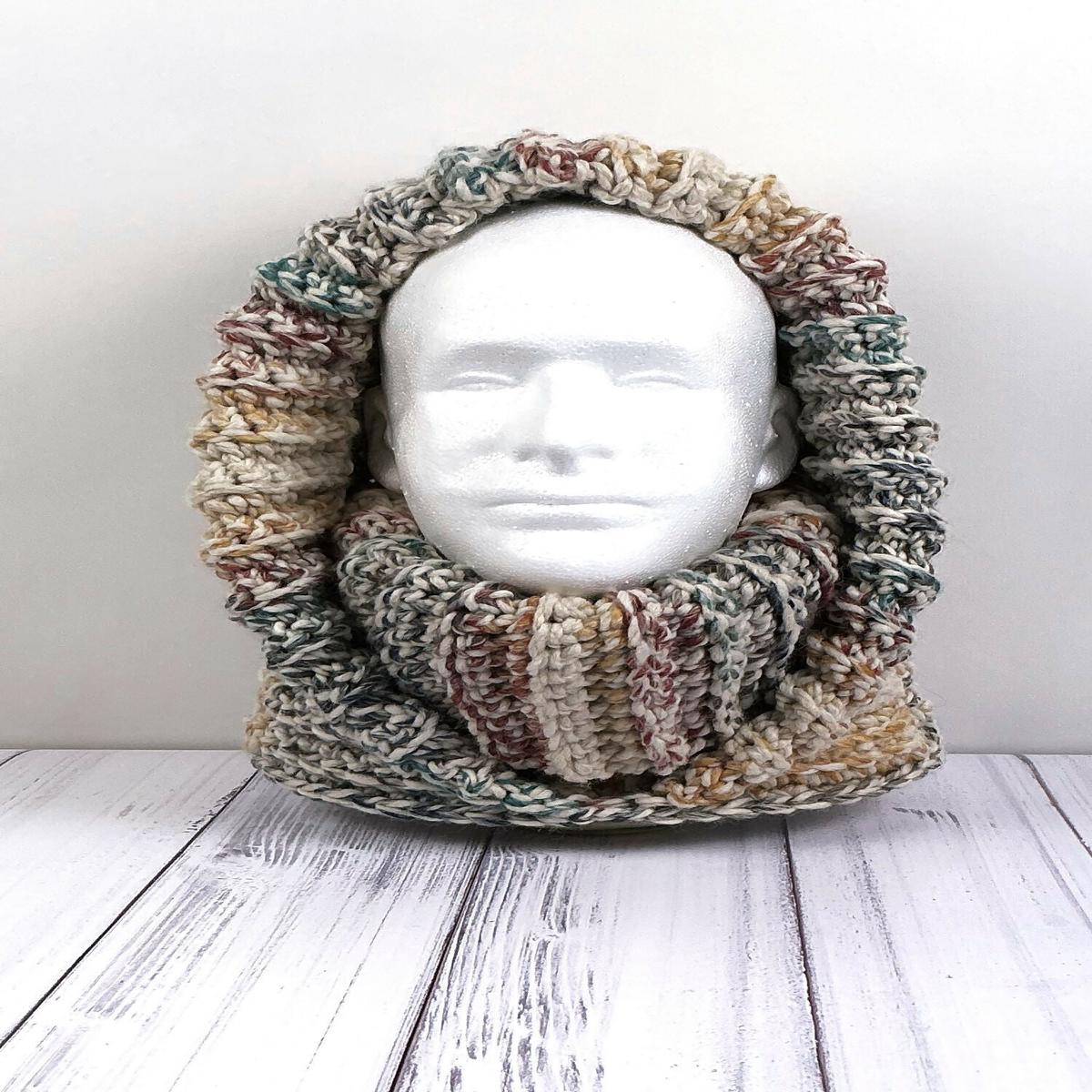 Turtleneck Hoodie (Crochet)