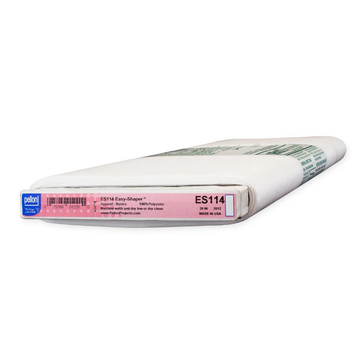 Pellon ES114 Easy-Shaper Interfacing 20" x 10 yards Bolt. Color: White.