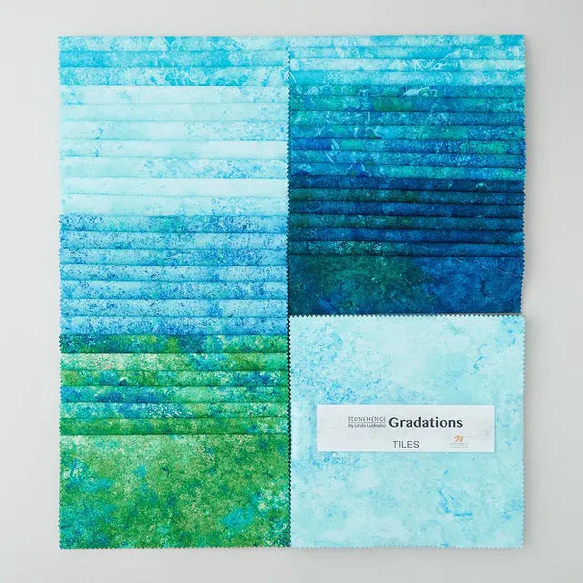 Stonehenge Gradations II Peacock Tiles