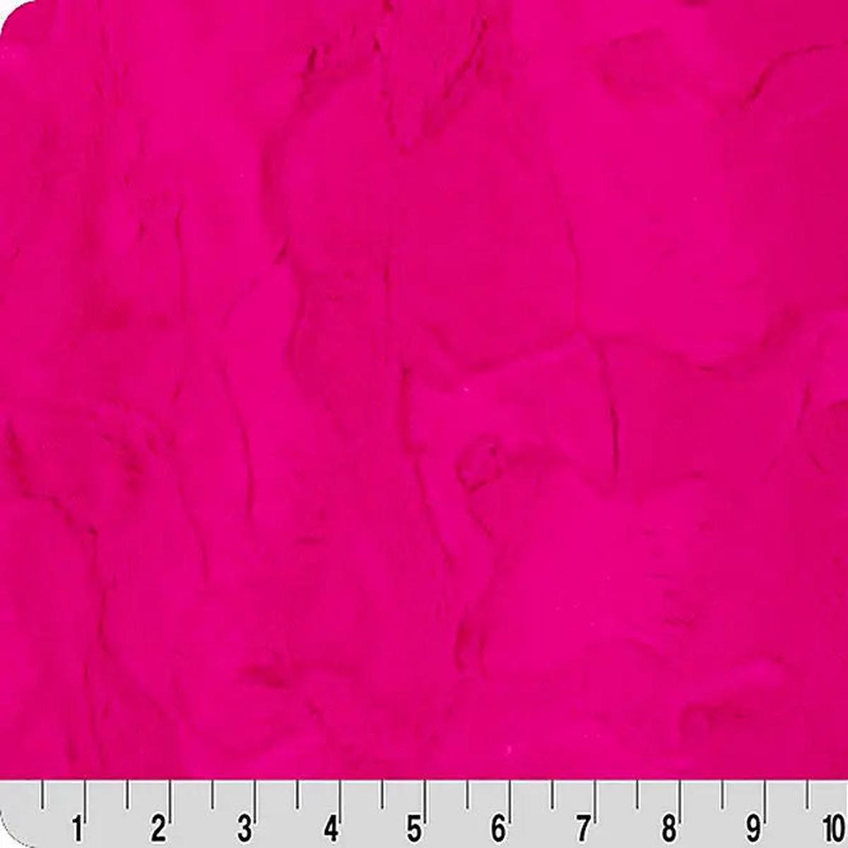 Cerise Luxe Cuddle Hide 58/60" Fabric per yard
