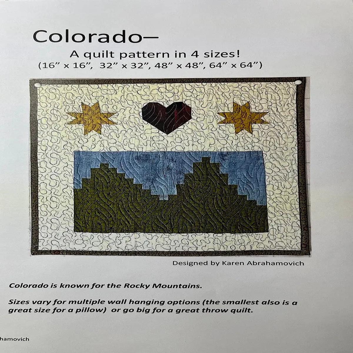 Colorado Quilt Pattern
