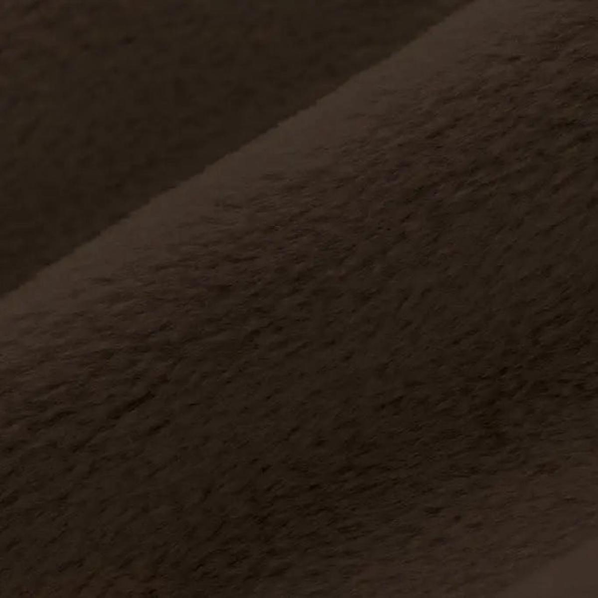 Coffee Solid Cuddle 3 58/60" Fabric per yard