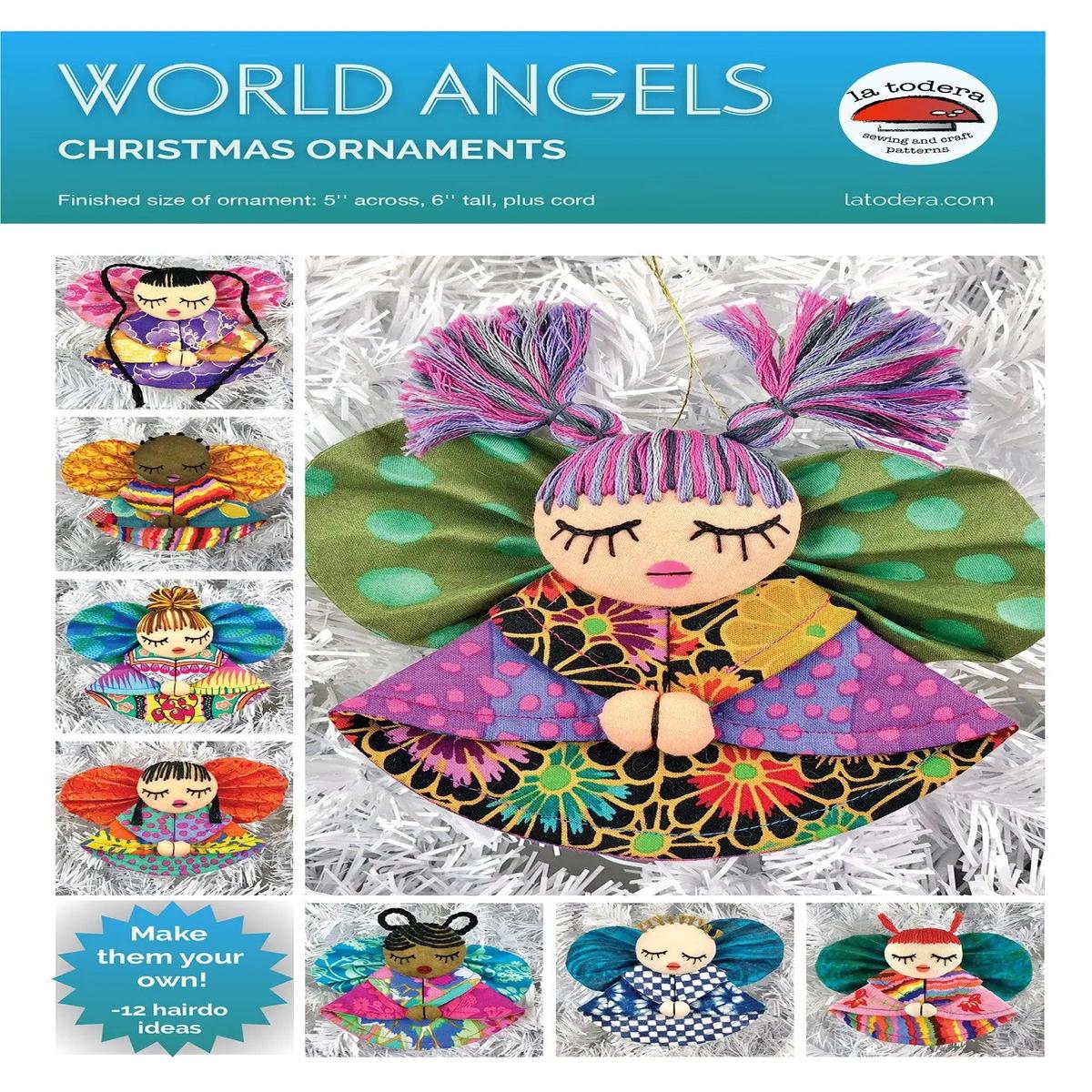 World Angels Christmas Ornaments