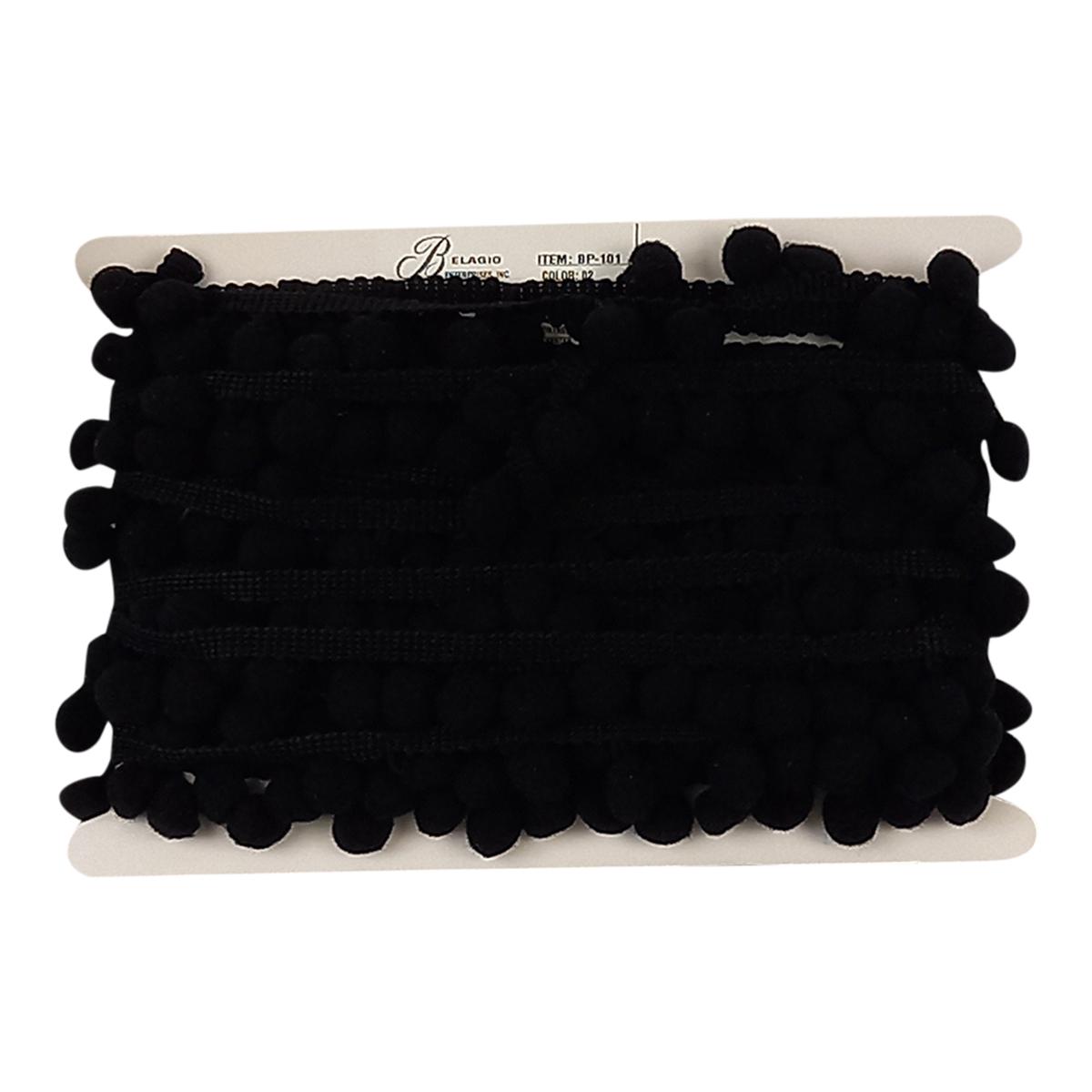 5/8-inch Pompom Trim 10 Yard Roll | 22 colors