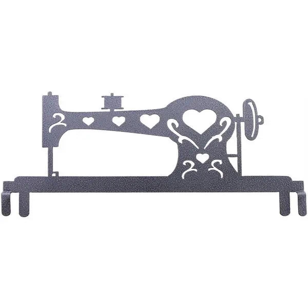 12in Sewing Machine Header Charcoal
