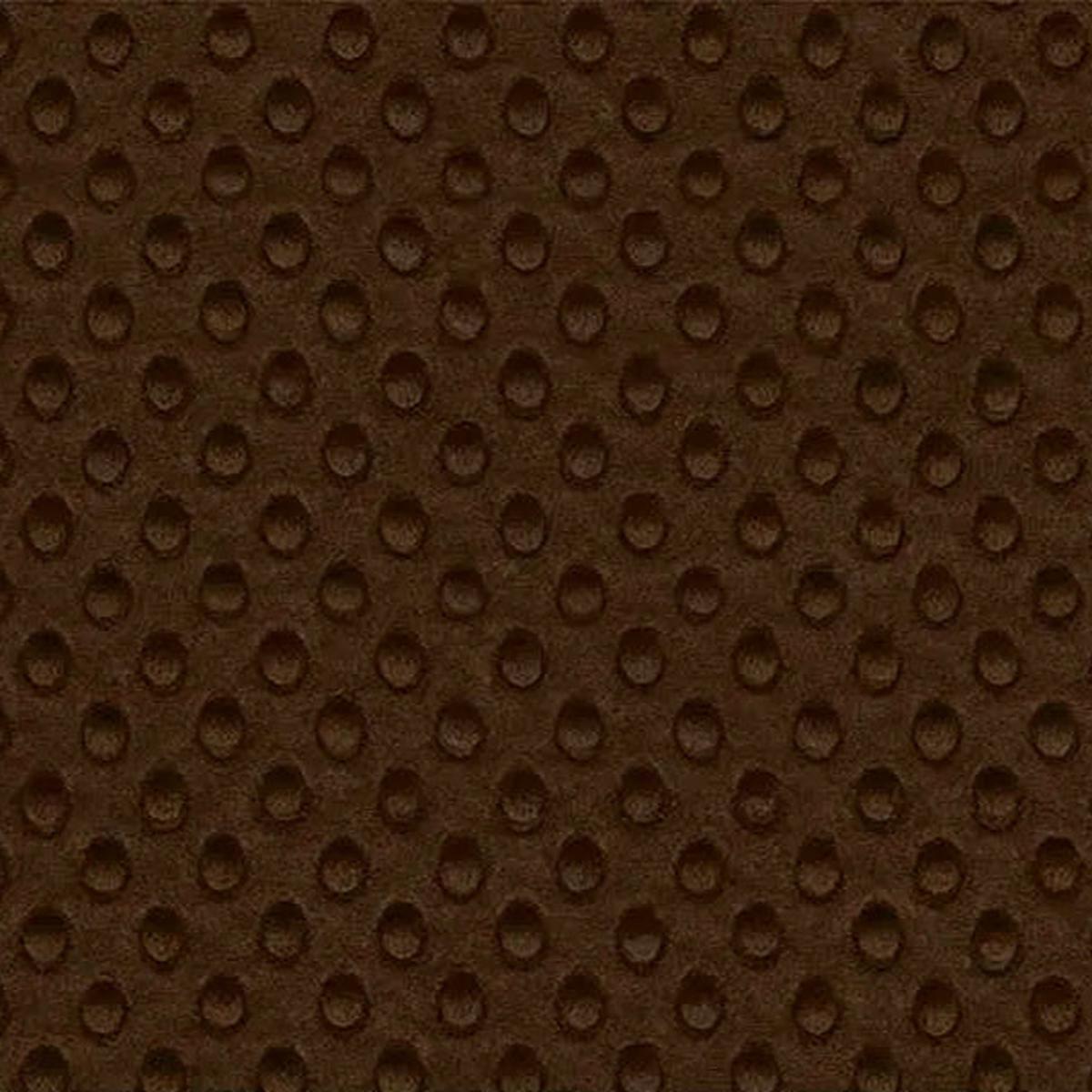 Brown Cuddle Dimple 58/60" Fabric per yard