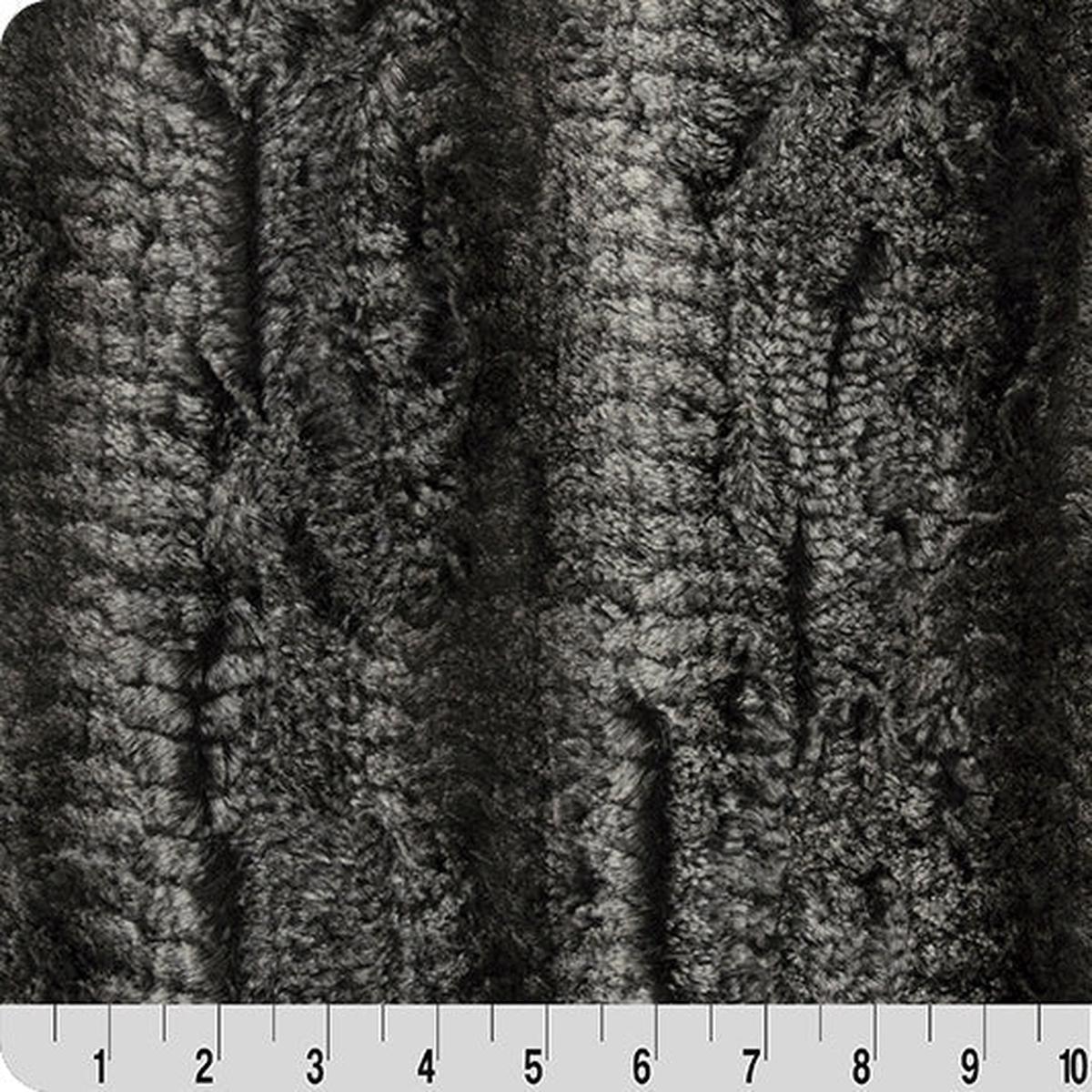 Black Luxe Cuddle Boa 58"/60" Fabric per yard