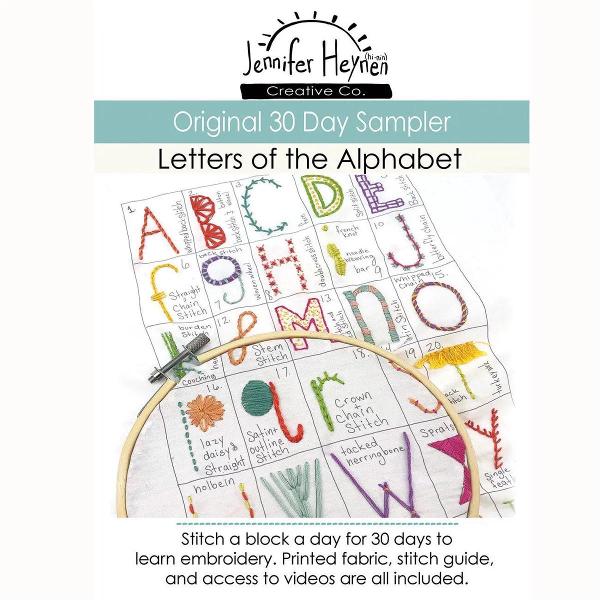 30 Day Sampler Letters of the Alphabet - Original