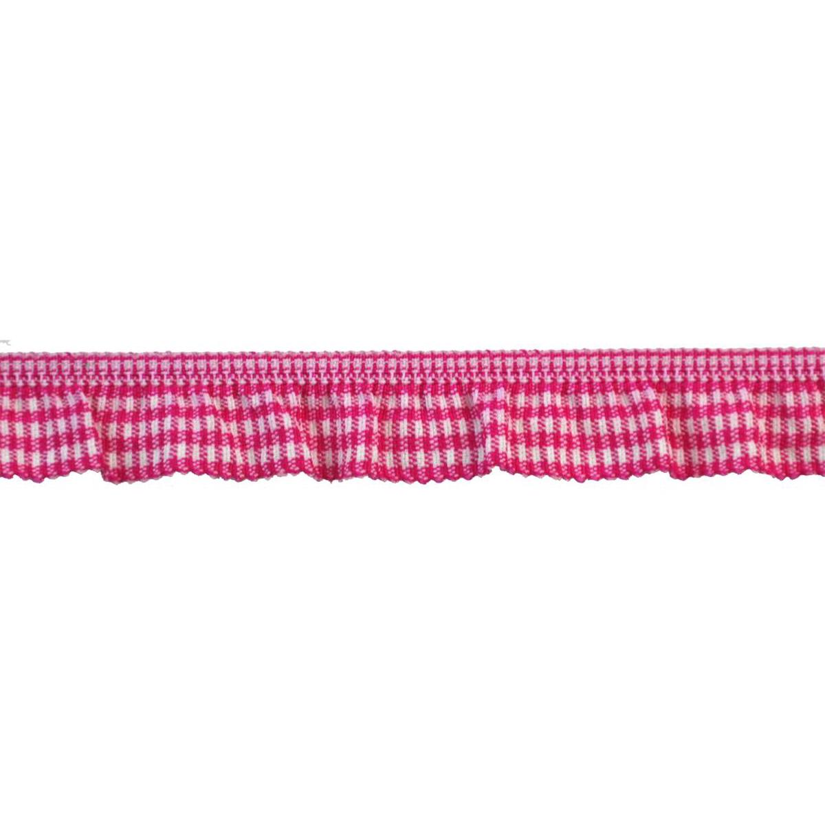 Gingham Ruffle Trim, 3/4-inch X 5 Yards For Sewing, Crafts, Apparel & DIY Projects