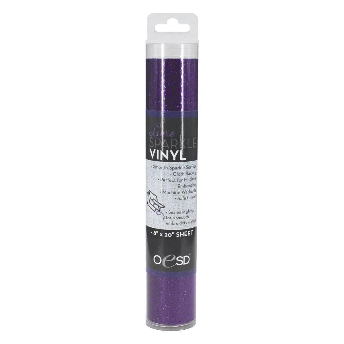 Sparkle Vinyl 8in x 20in Purple