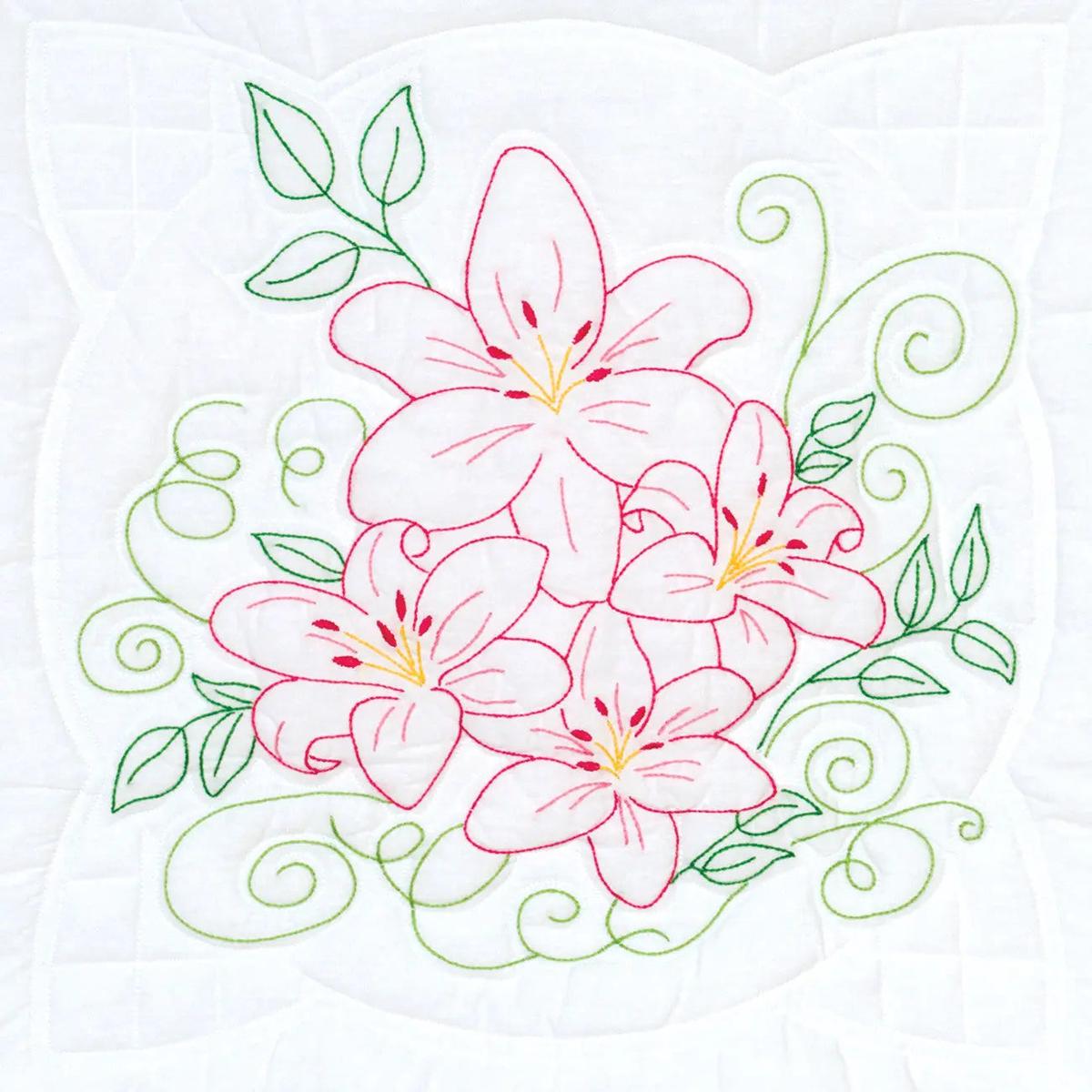 Lillies 18" Quilt Blocks