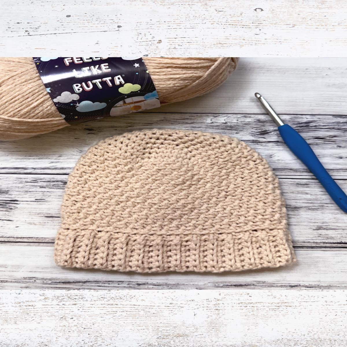 Basic Crochet Baby Beanie (Crochet)