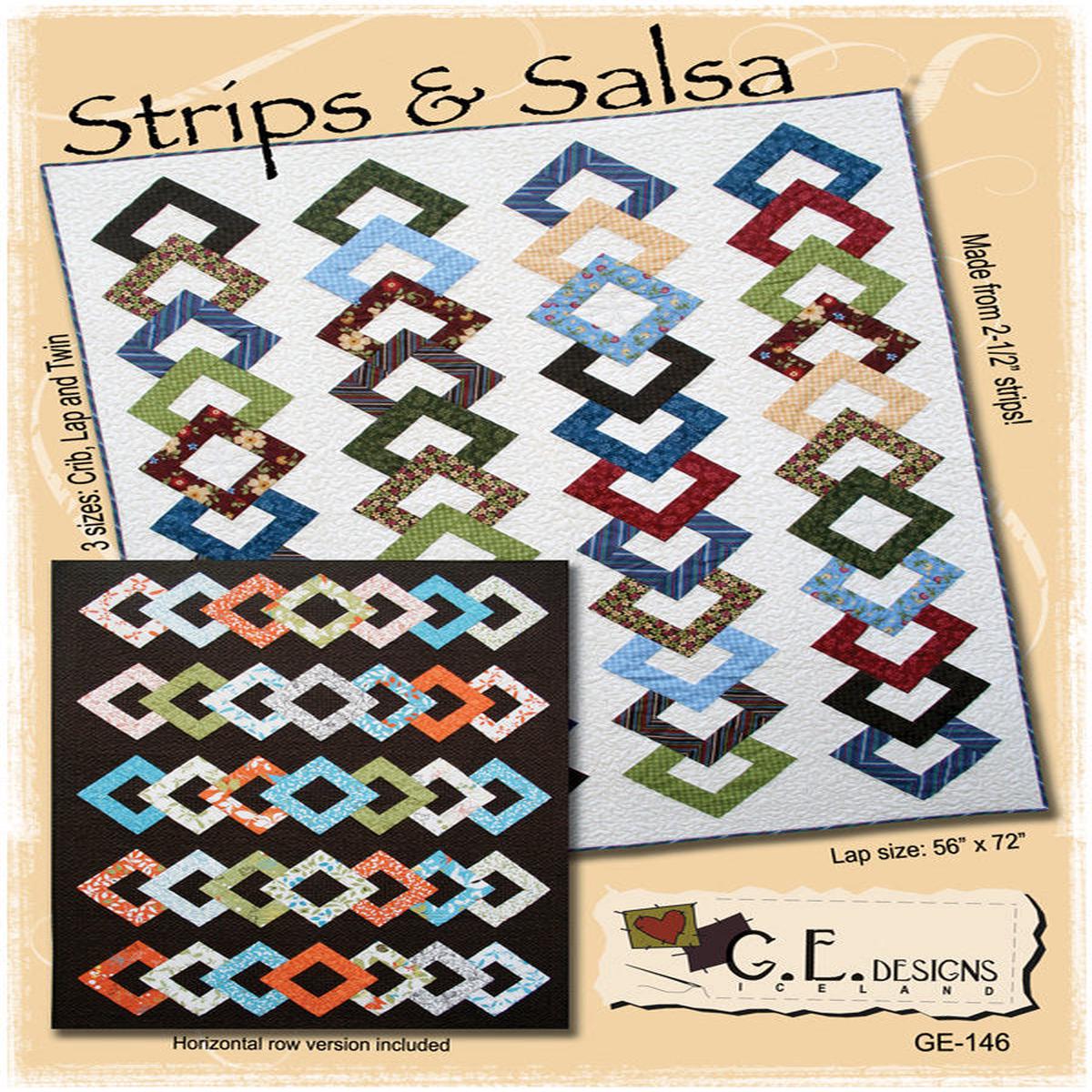 Strips & Salsa Quilt Pattern 146