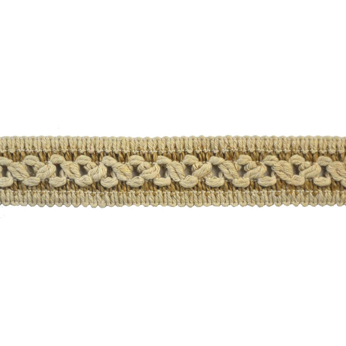 Natural Braided Jute Trim, 1 1/8" X 5 Yards Rustic Woven Decorative Braid for Upholstery, Crafts & Home Dcor