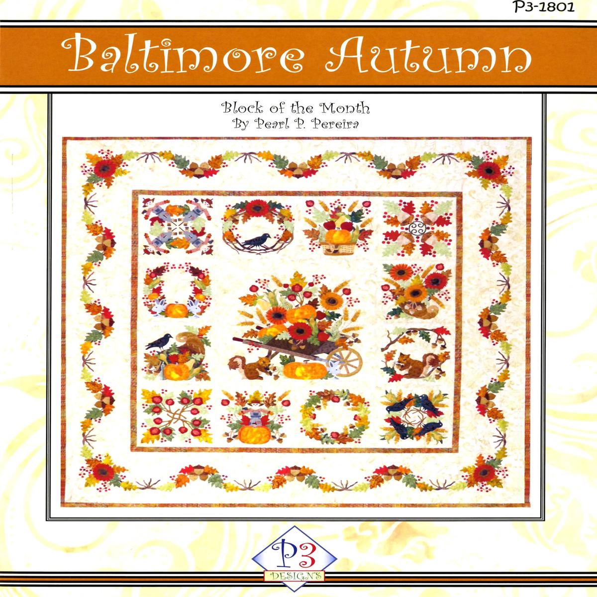 Baltimore Autumn Block of the Month Complete Set