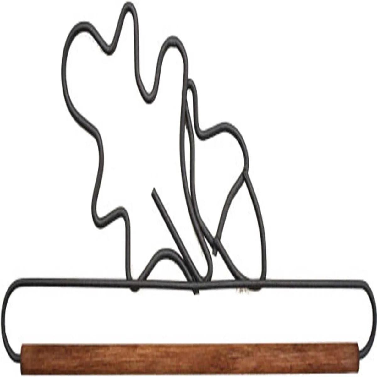 6in Oakleaf & Acorn Holder With Dowel