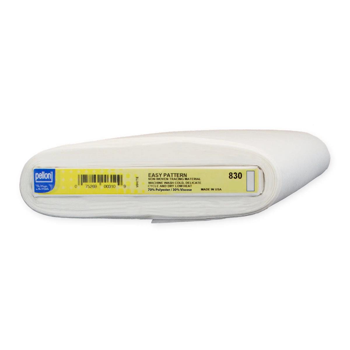 Pellon 830 Easy-Pattern 45" x 10 yards Bolt. Color: White.