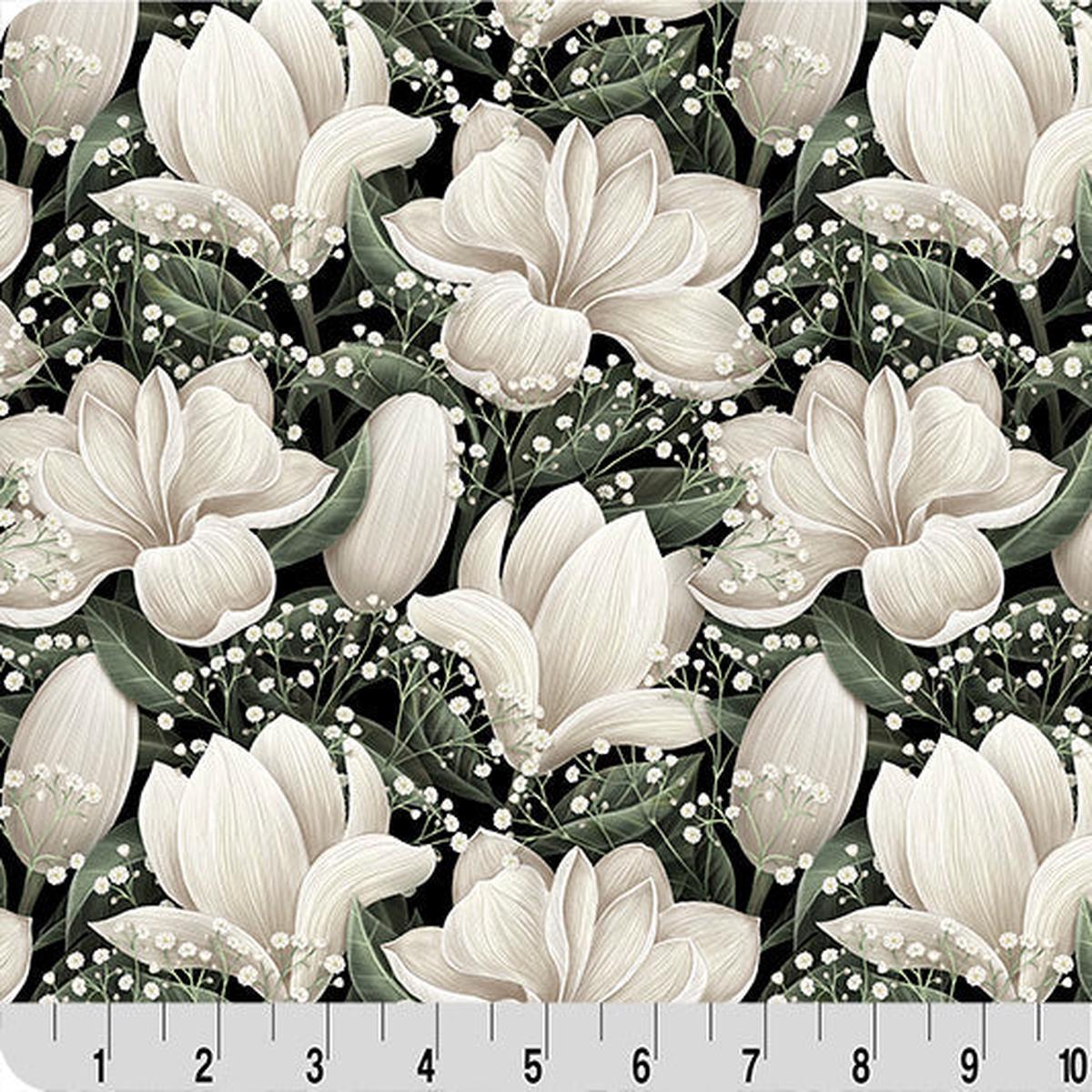Cloud Cuddle Natural Magnolias 58"/60" Fabric per yard