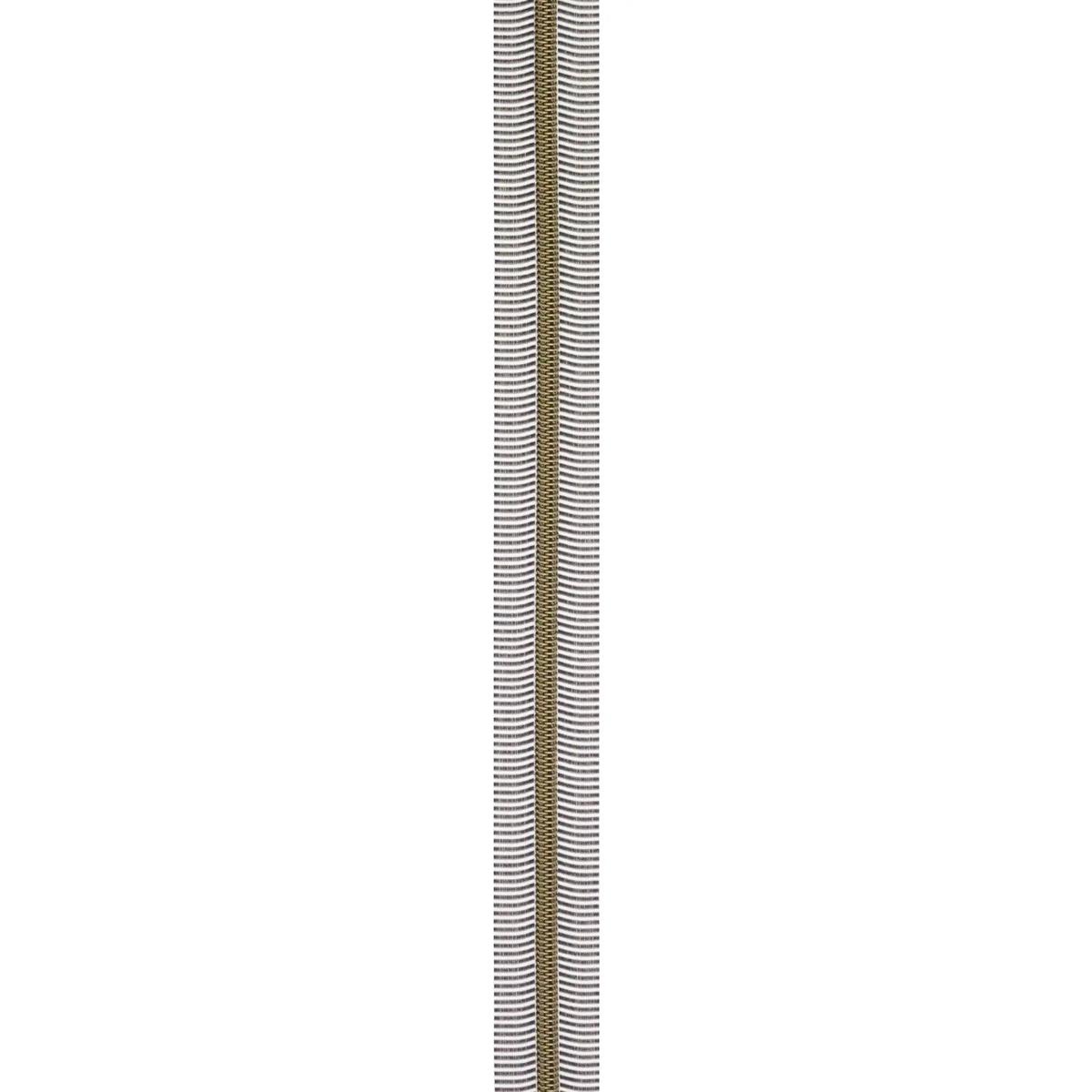 Black/White 5 Nylon Antique Coil Zippers