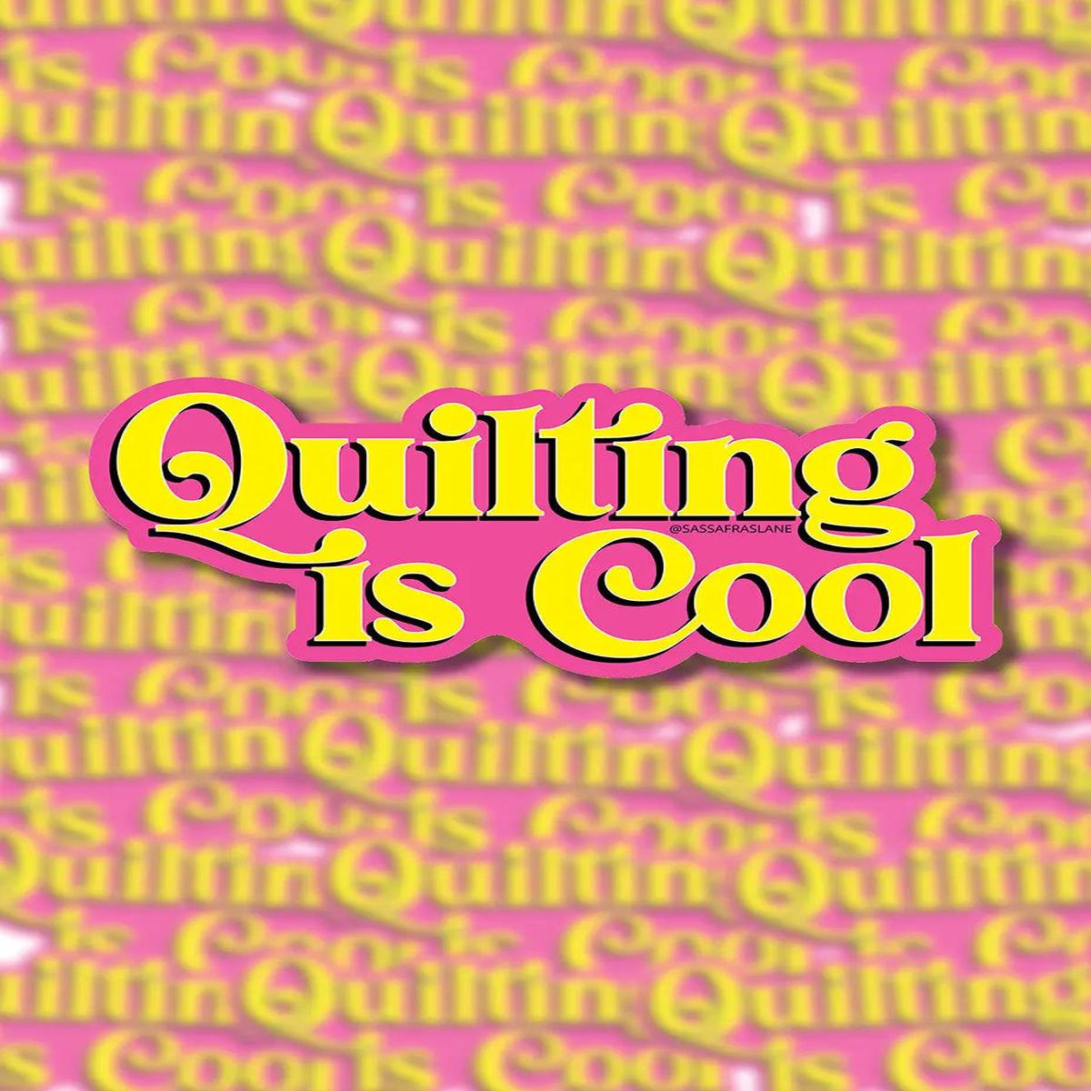 Quilting is Cool Stickers