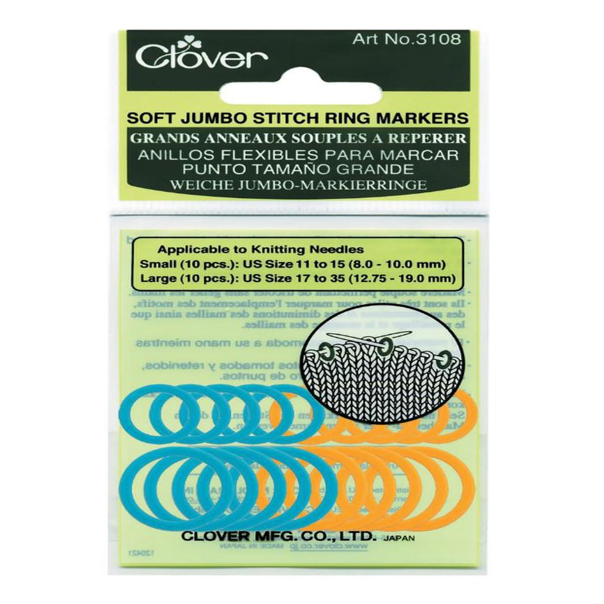 Clover Soft Jumbo Stitch Ring Marker