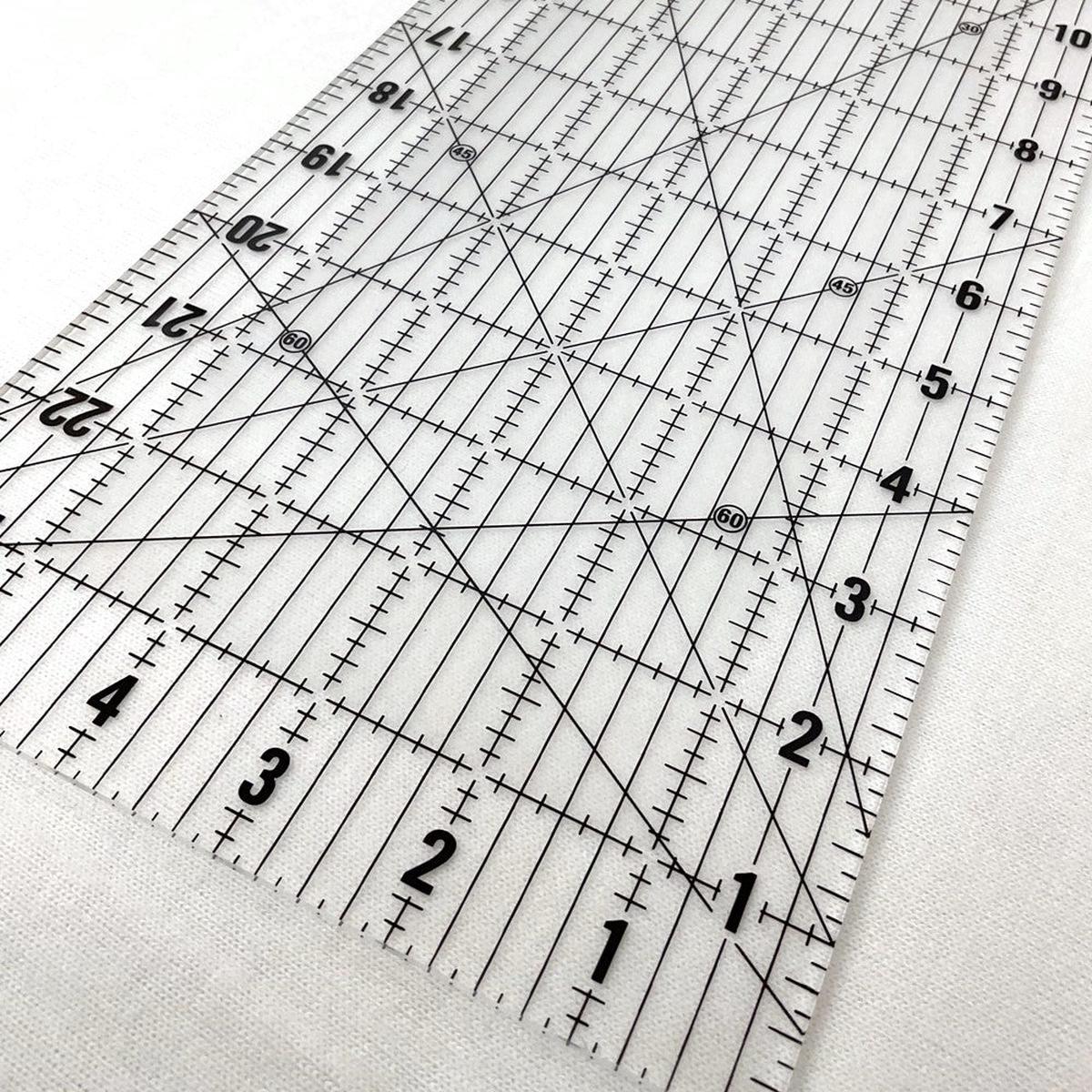 Craftsy Anti-Slip Grid Ruler - Rotary Cutting Ruler for Quilters