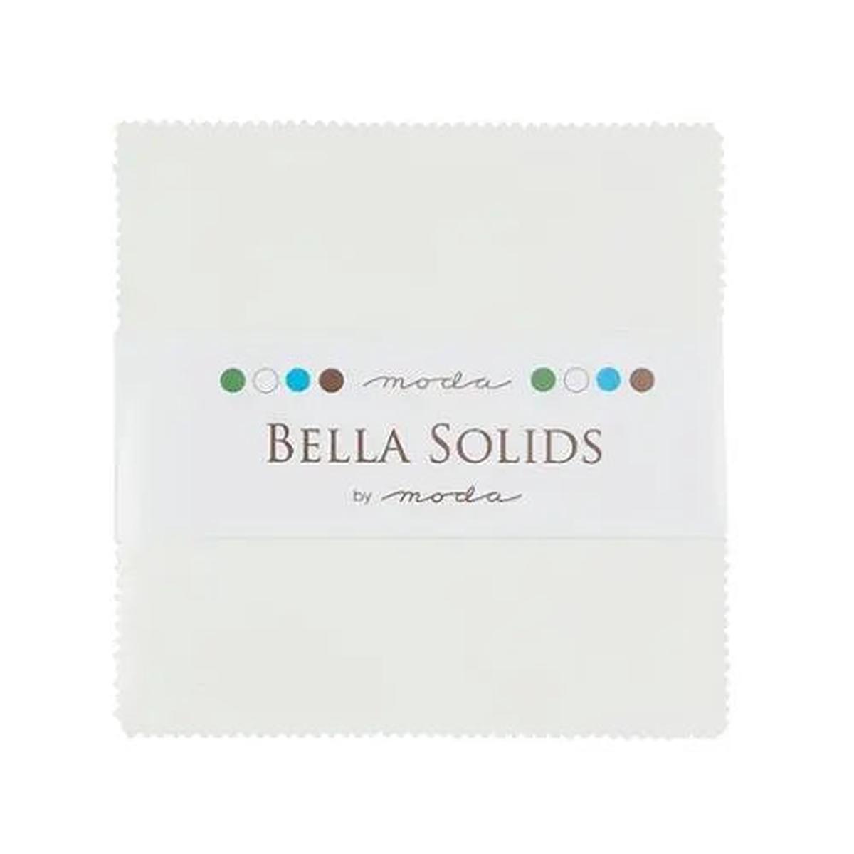 White Bella Solids Charm Pack Precuts